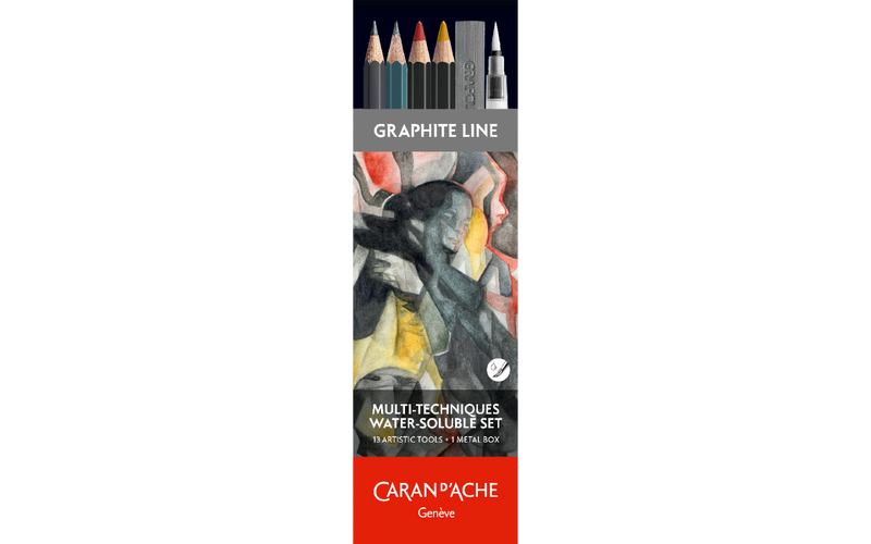 Graphite Line Multi-Tech. Watersoluble Set - ass. 13 psc FSC - Caran d'Ache Colombia